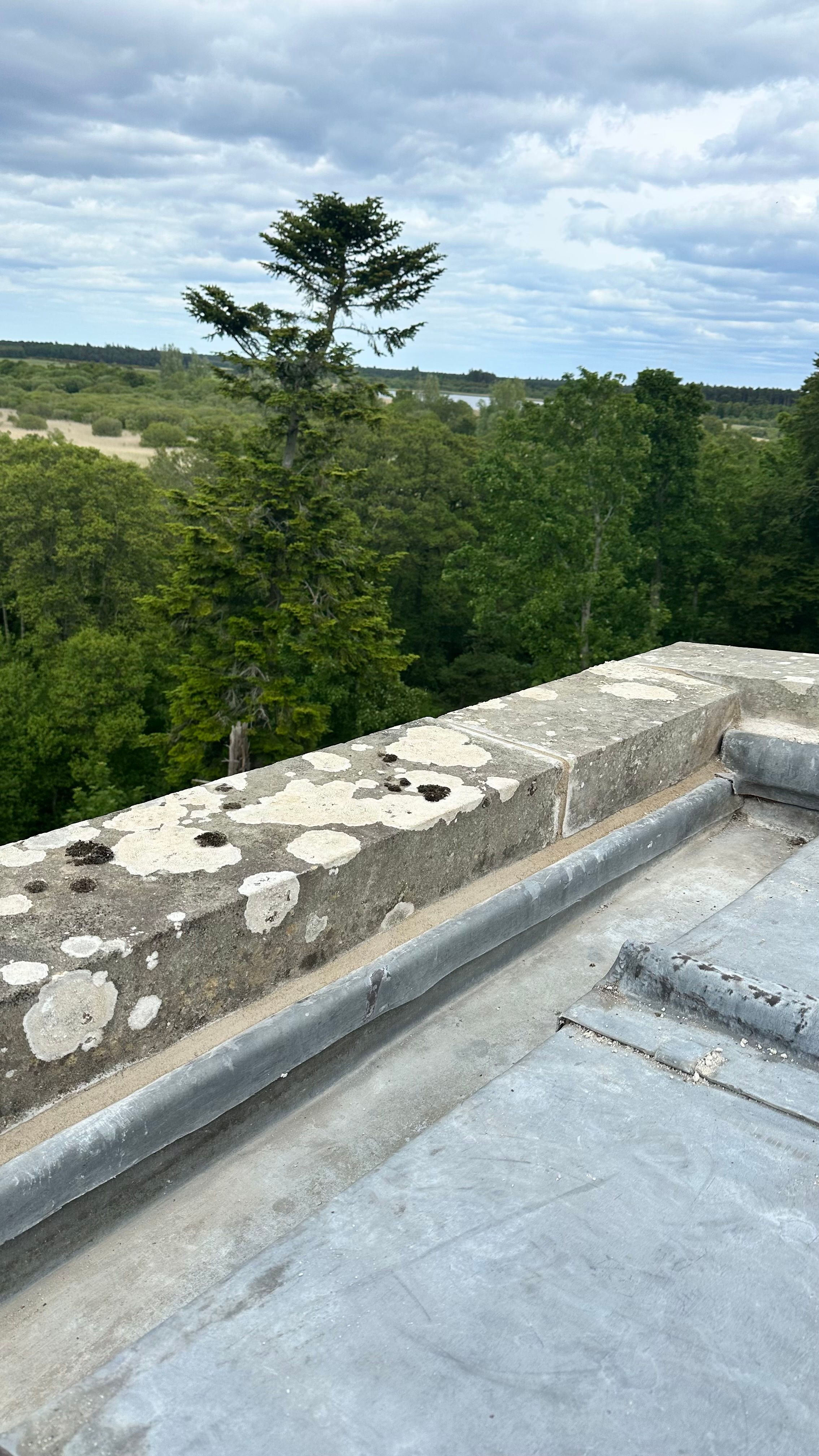 Lead roof and coping stones - Meta Trade Solutions Edinburgh